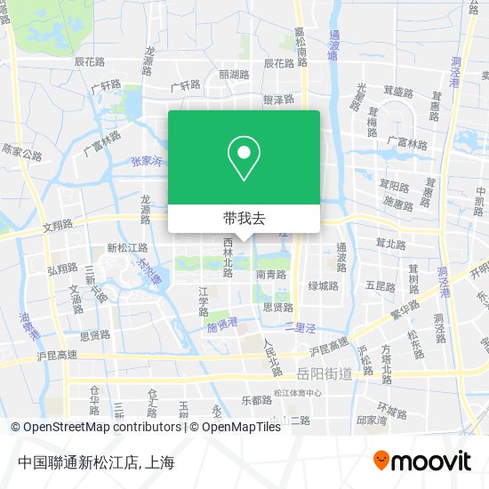 中国聯通新松江店地图