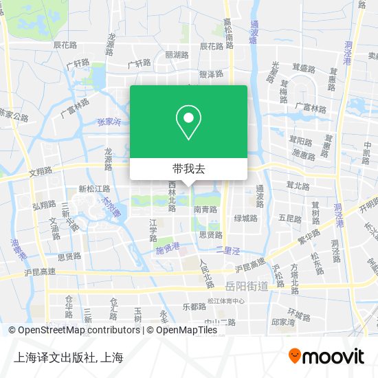 上海译文出版社地图