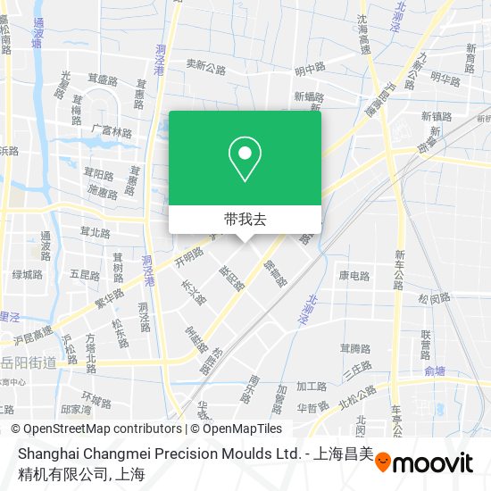 Shanghai Changmei Precision Moulds Ltd. - 上海昌美精机有限公司地图