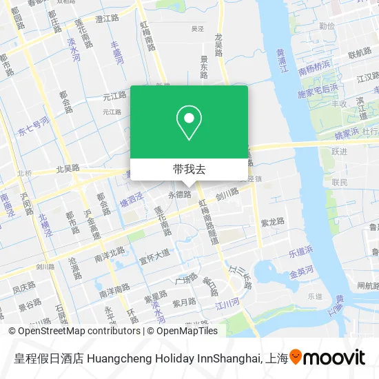 皇程假日酒店 Huangcheng Holiday InnShanghai地图