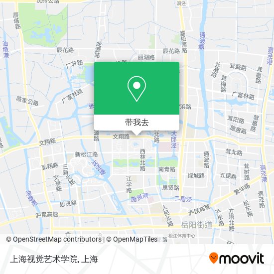 上海视觉艺术学院地图