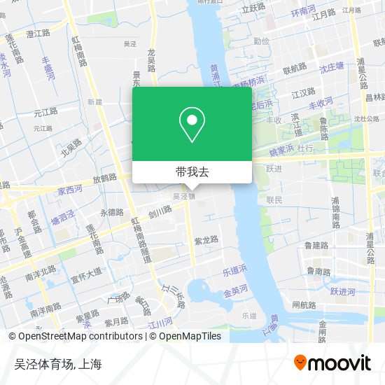 吴泾体育场地图