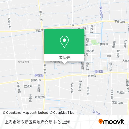 上海市浦东新区房地产交易中心地图
