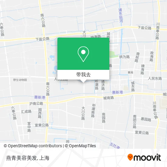 燕青美容美发地图