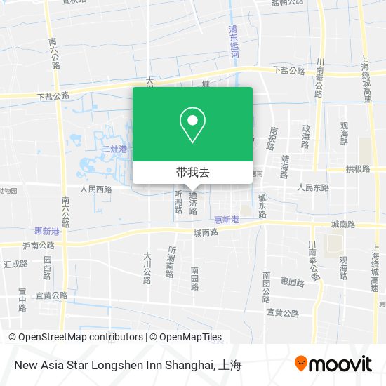 New Asia Star Longshen Inn Shanghai地图