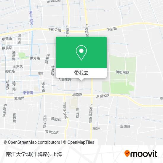 南汇大学城(丰海路)地图