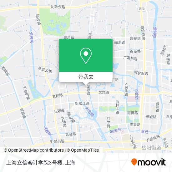 上海立信会计学院3号楼地图