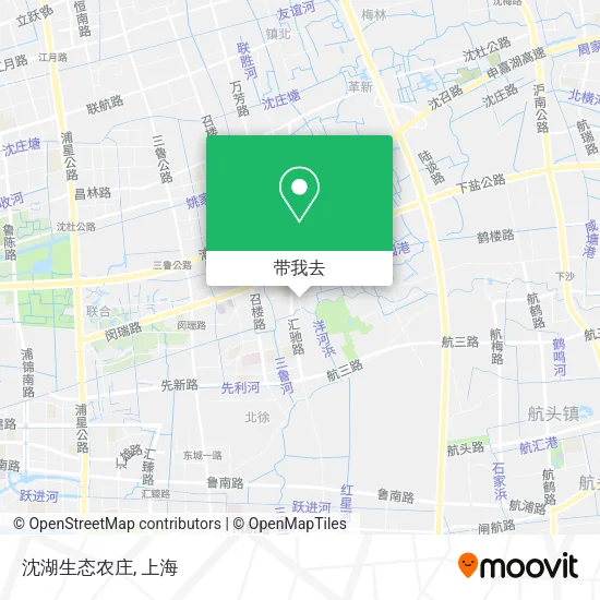 沈湖生态农庄地图