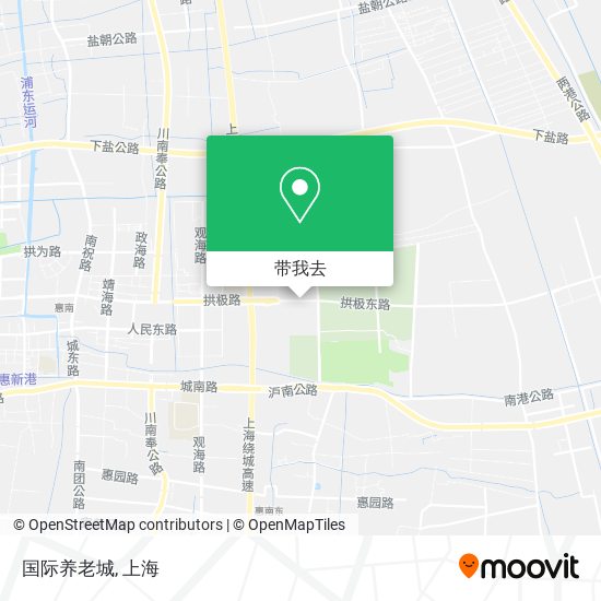 国际养老城地图