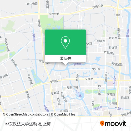 华东政法大学运动场地图