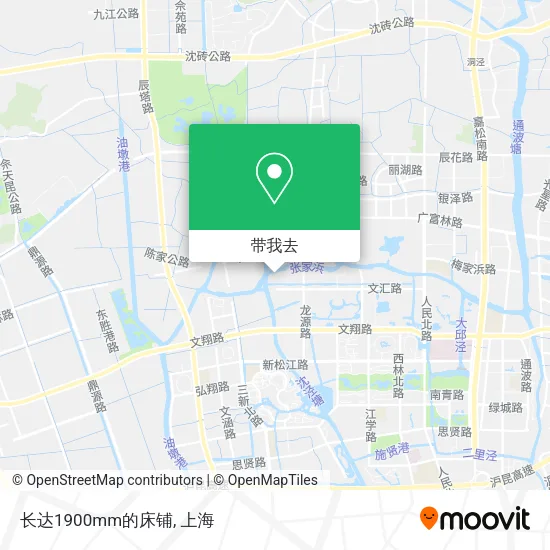 长达1900mm的床铺地图