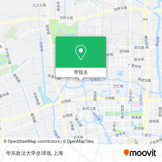 华东政法大学垒球场地图