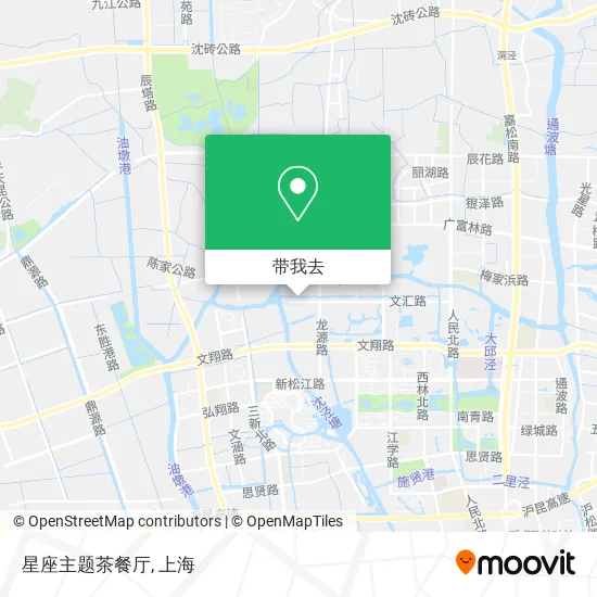 星座主题茶餐厅地图