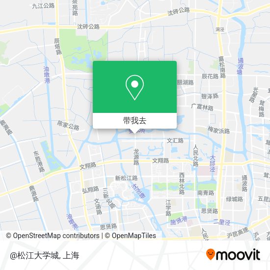 @松江大学城地图