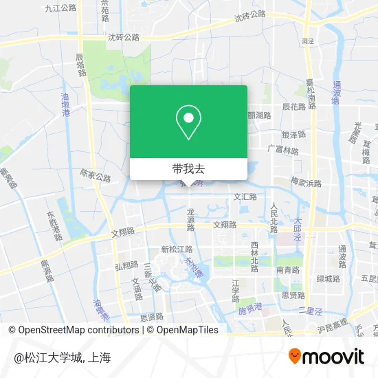 @松江大学城地图