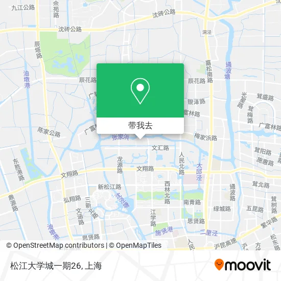 松江大学城一期26地图