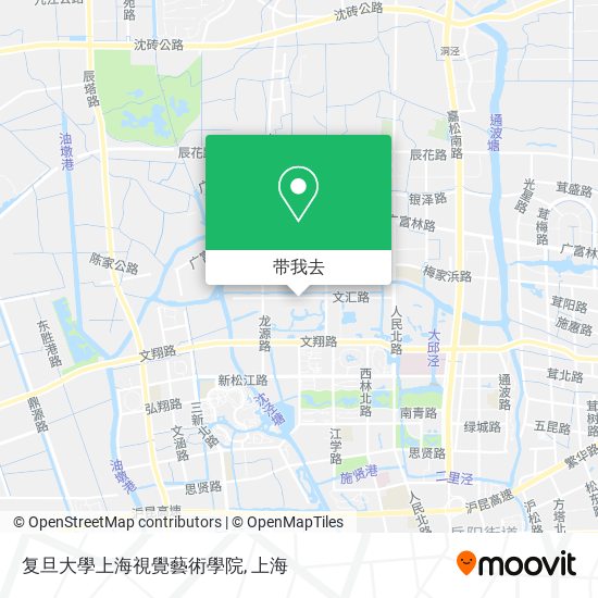 复旦大學上海視覺藝術學院地图
