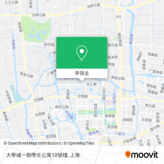 大學城一期學生公寓10號樓地图