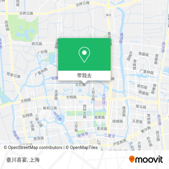 臺川喜宴地图