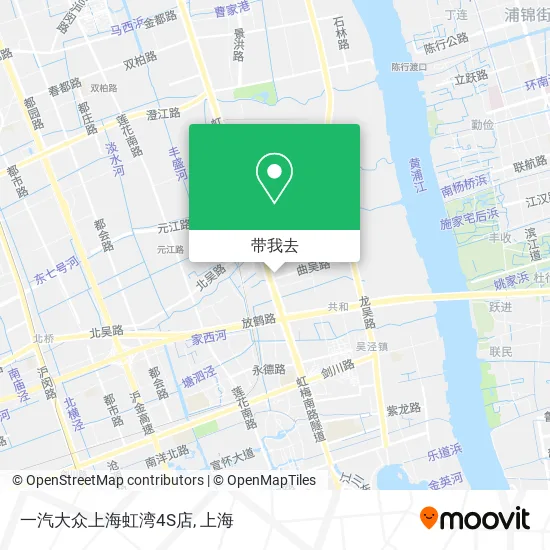 一汽大众上海虹湾4S店地图