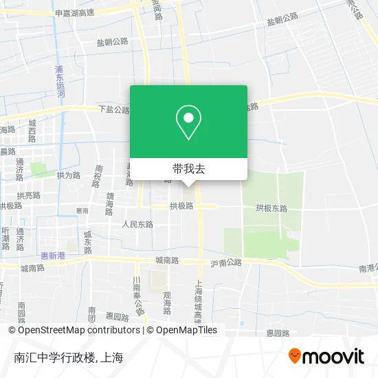 南汇中学行政楼地图