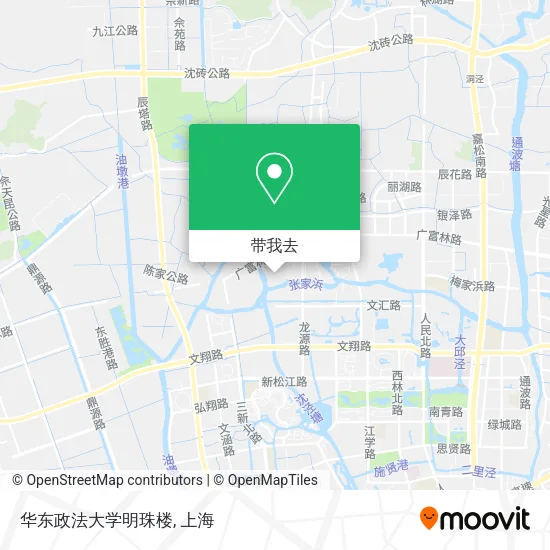 华东政法大学明珠楼地图