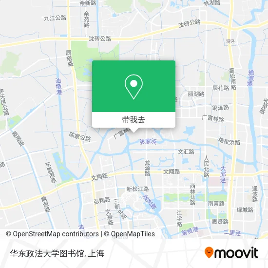 华东政法大学图书馆地图