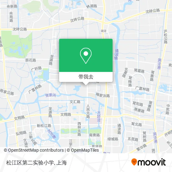 松江区第二实验小学地图