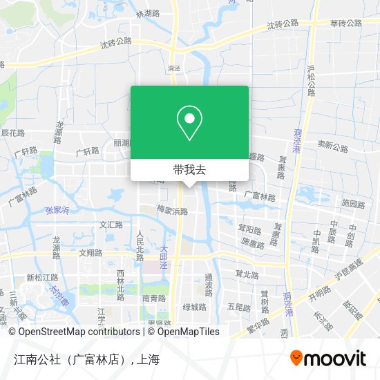 江南公社（广富林店）地图