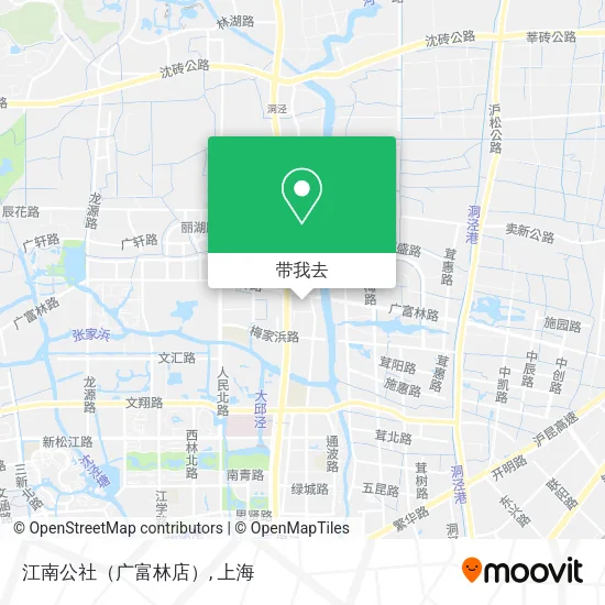 江南公社（广富林店）地图