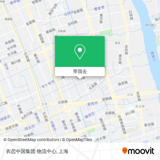 衣恋中国集团 物流中心地图