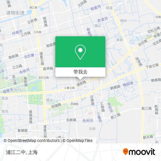 浦江二中地图