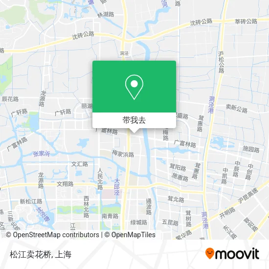 松江卖花桥地图