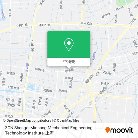 ZCN Shangai Minhang Mechanical Engineering Technology Institute地图