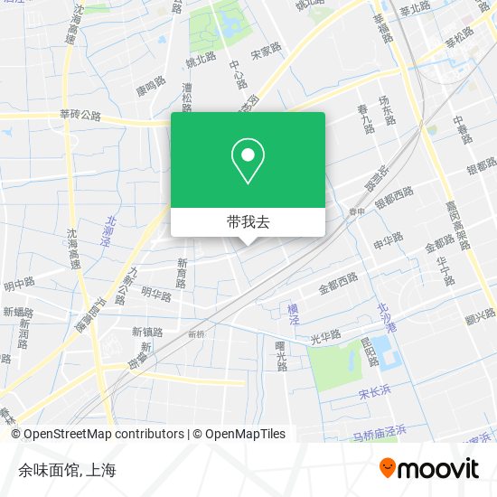 余味面馆地图
