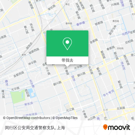 闵行区公安局交通警察支队地图