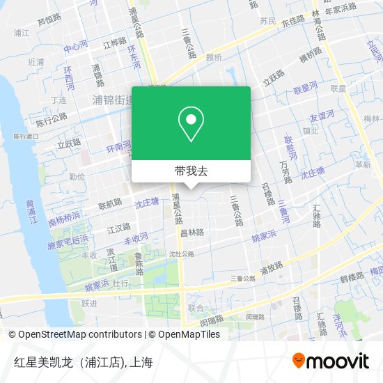 红星美凯龙（浦江店)地图