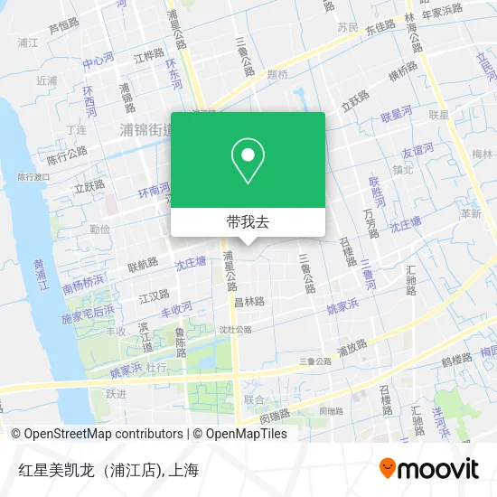 红星美凯龙（浦江店)地图