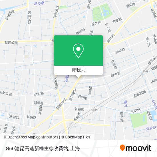 G60滬昆高速新橋主線收費站地图
