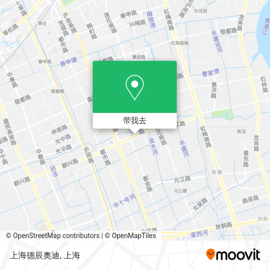 上海德辰奥迪地图