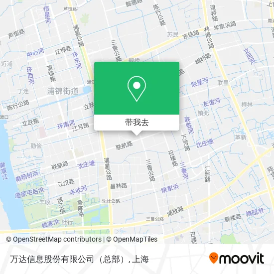 万达信息股份有限公司（总部）地图
