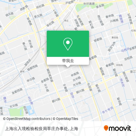 上海出入境检验检疫局莘庄办事处地图
