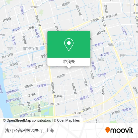 漕河泾高科技园餐厅地图