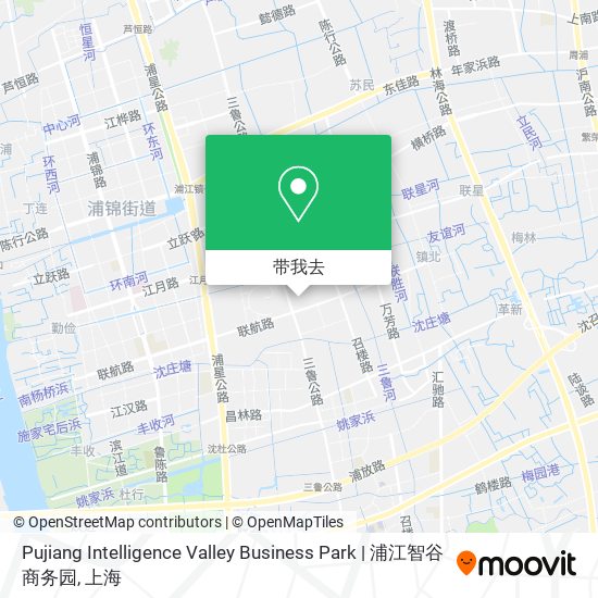 Pujiang Intelligence Valley Business Park | 浦江智谷商务园地图