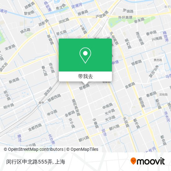 闵行区申北路555弄地图