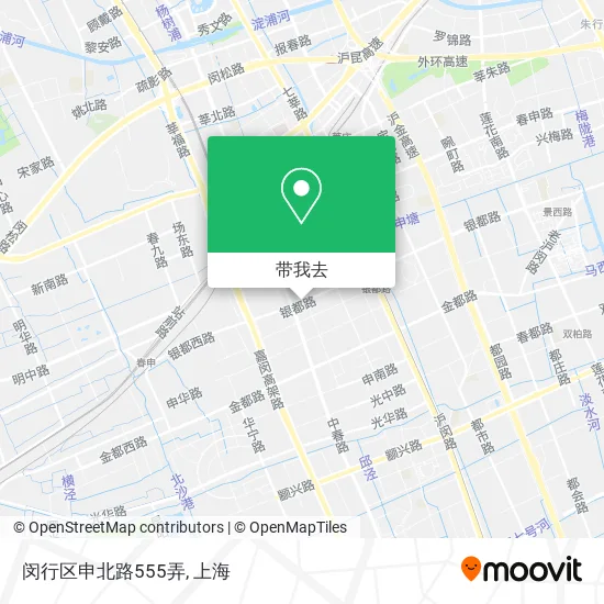 闵行区申北路555弄地图
