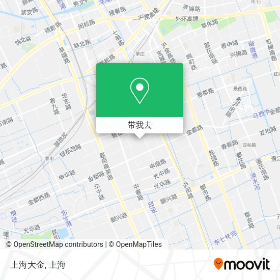 上海大金地图