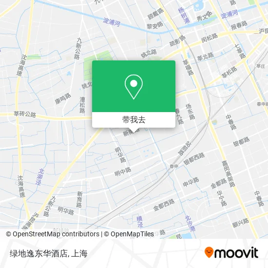 绿地逸东华酒店地图