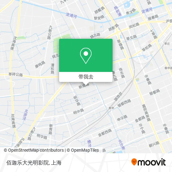 佰迦乐大光明影院地图