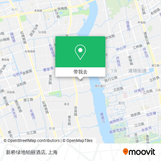 新桥绿地铂丽酒店地图